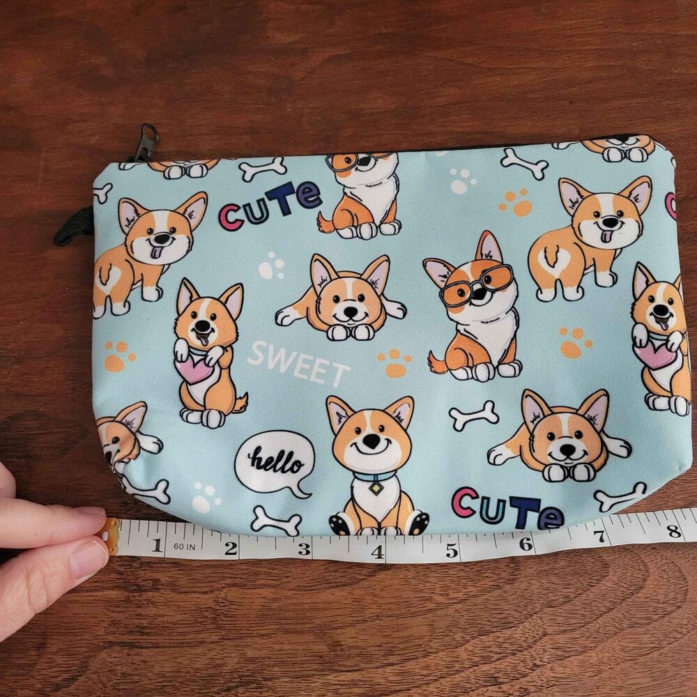 NEW Corgi Make-Up Bag